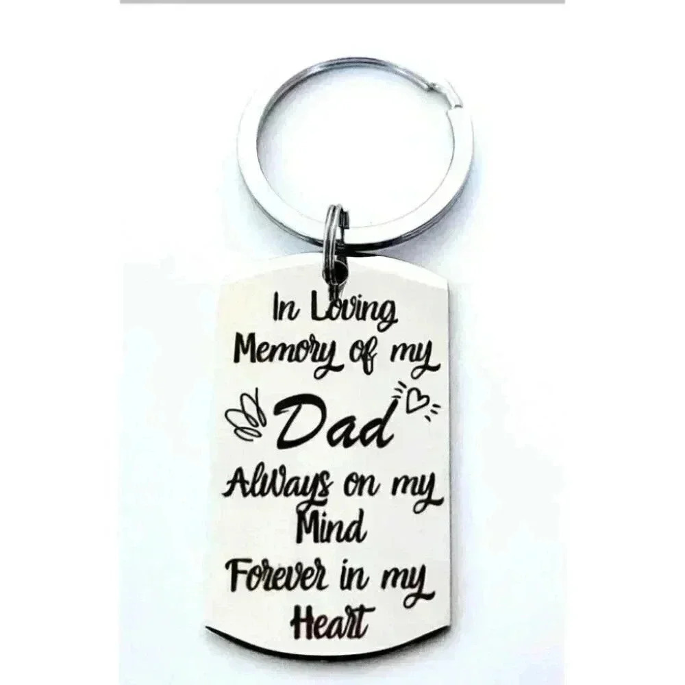 In Loving Memory Of My Dad Keychain